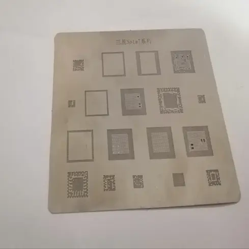 IC Chip BGA Reballing Stencil Kits Set Solder Template for Samsung Note 7