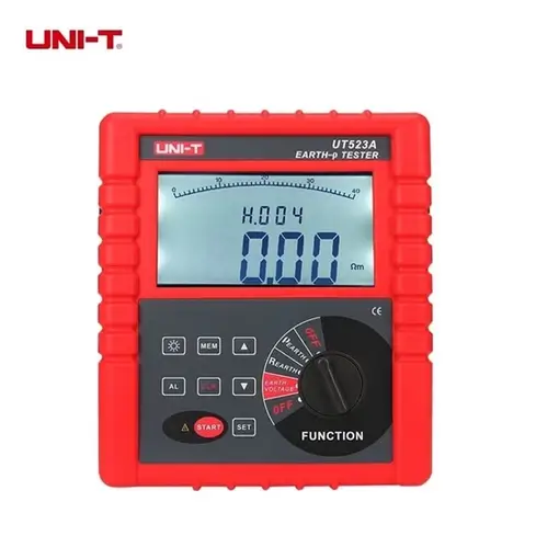 UNI T 4 Pole Soil Resistance Earth Tester Meter UT523A