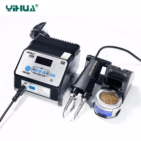 Hot tweezers soldering shop station