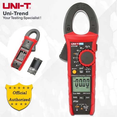 True RMS AC DC Clamp Meter 600A UNI T UT219E