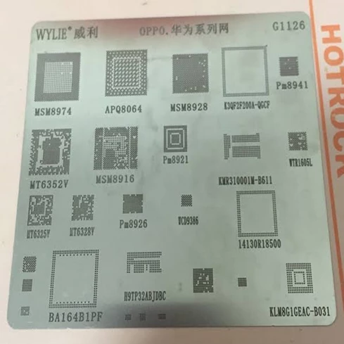 BGA Stencil G1126 For Samsung and OPPO