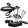 Magnifying Glass 5 LED Auxiliary Clip Magnifier 3 In1 Hand Soldering Solder Iron Stand Holder Station