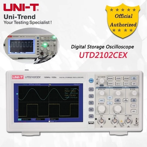 Digital Storage Oscilloscope 2 Channel DSO UNI T UTD2102CEX