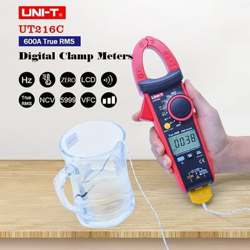 True RMS Digital Clamp Meter 600A UNI T UT216C