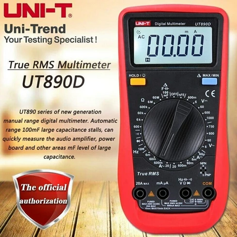 UNI T True RMS Digital Multimeter UT890D