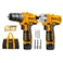 INGCO Lithium-Ion Cordless 2-Pc. Combo Kit CKLI1201