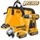 INGCO Lithium-Ion Cordless 2-Pc. Combo Kit CKLI2009