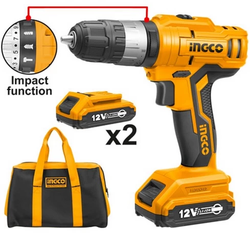 INGCO Lithium-Ion impact drill CIDLI1222