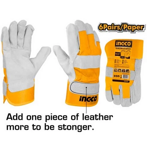 INGCO Leather gloves HGVC01