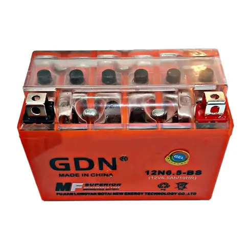 Gel Motorcycle Battery 12N6 5 Battery CG125 YBR Suzuki 12V6.5AH