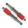 Rear Shock Set Red and Black Honda Style Prime Quality Model (Honda 70CC, China 70CC)