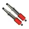 Rear Shock Set Red and Black Honda Style Prime Quality Model (Honda 70CC, China 70CC)