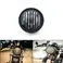 Cafe Racer Front Light Chrome Black Motorcycle Headlight Head Light Lamp For Universal