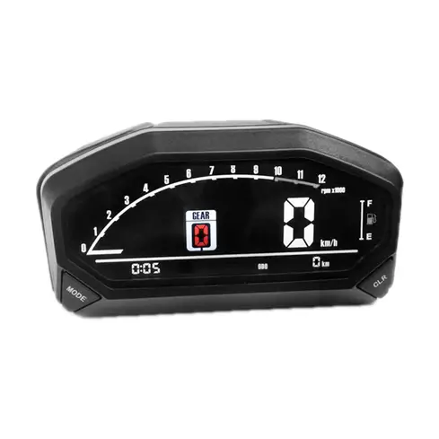 Universal Motorcycle LED Speedometer Digital Backlight LCD Speedometer