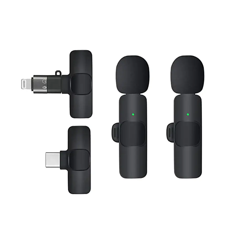 K9 Wireless Microphone iPhone/Android & Type C Wireless Collar Mic